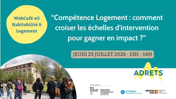 2ème WebCafé Habitabilité & Logement le 23 juillet