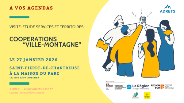 [Inscription] VISITE ETUDE Services et Territoires 2026 : Attractivité et habitabilité : coopération ville/montagne le 27 janvier prochain (Chartreuse) 