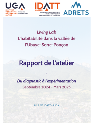Living Lab 2024 en Ubaye : Note méthologique (Labex ITTEM, master IDDAT)