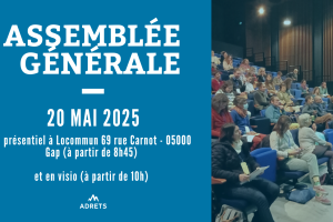 Rdv le 20 mai pour les assemblées générales de l'ADRETS 