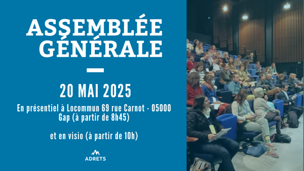 Rdv le 20 mai pour les assemblées générales de l'ADRETS 
