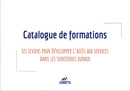 Un catalogue de formations made in ADRETS