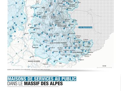 Accompagnement des MSAP et des territoires du massif alpin