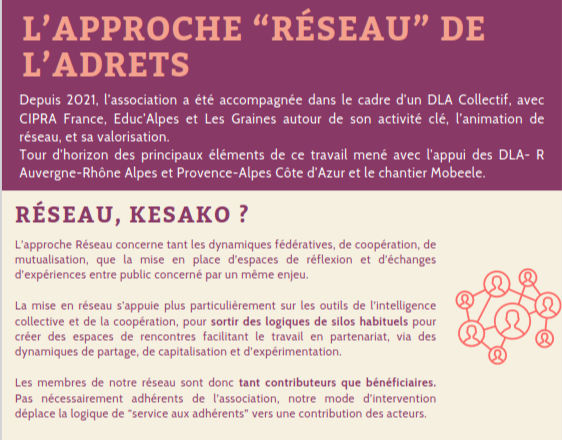 [Infographie - Décembre 2024] L'Approche "Réseau" de l'ADRETS